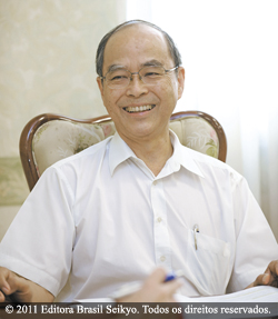 Entrevista com o presidente da BSGI, Júlio Kosaka
