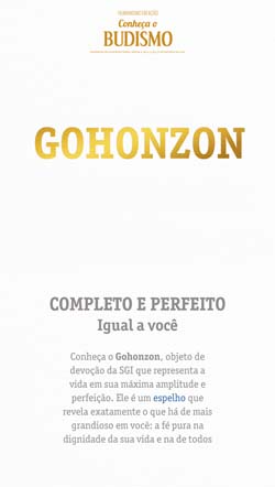 GOHONZON — Completo e perfeito igual a você