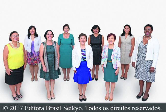 Novas líderes da Divisão Feminina da BSGI