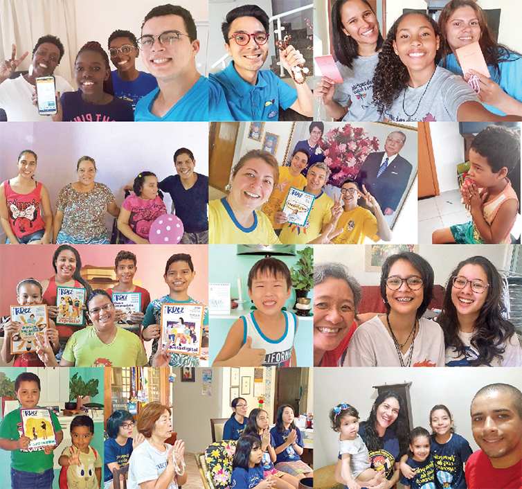 Distantes, mas na mesma sintonia!