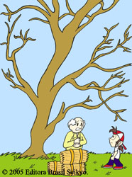 O menino e a cerejeira