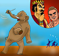 O elefante embriagado